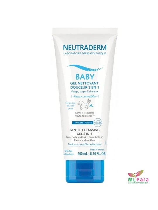 NEUTRADERM Gel Nettoyant Douceur 3en1 200 ML