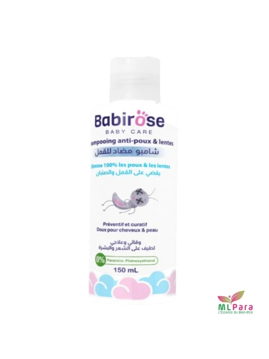 BABIROSE SHAMPOOING ANTI POUX ET LENTES 150ML