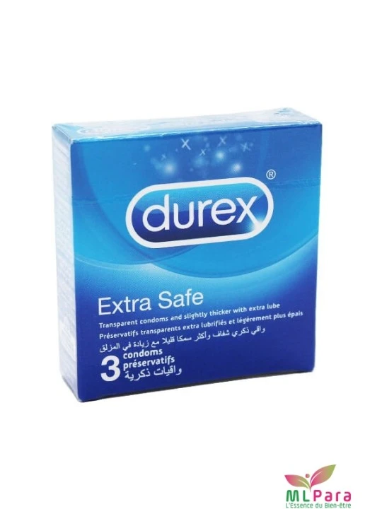 DUREX PRESERVATIF EXTRA SAFE BT 3