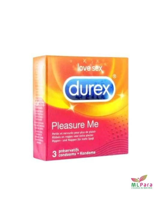 PRESERVATIF  DUREX PLEASURE ME BT/3