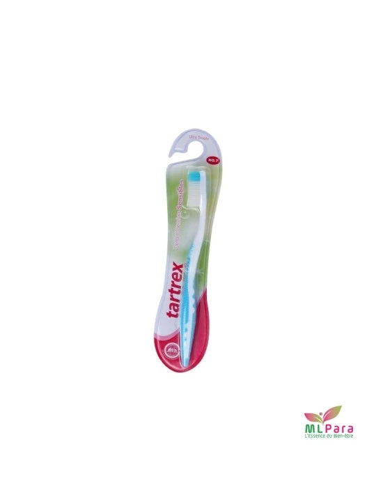 TARTREX BROSSE A DENTS ULTRA SOUPLE COULEUR ROSE/BLEU