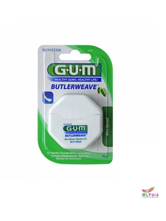 GUM fil dentaire cire menthol 54,8m 1855