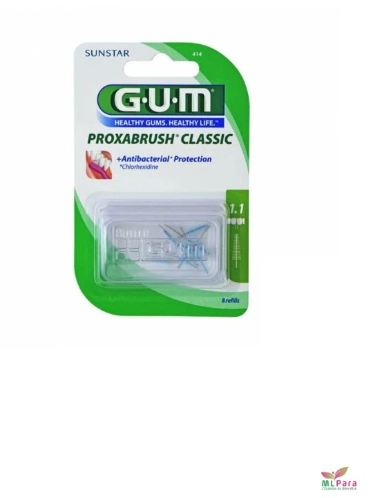 GUM brossettes 414 ultra fine coniq b/8