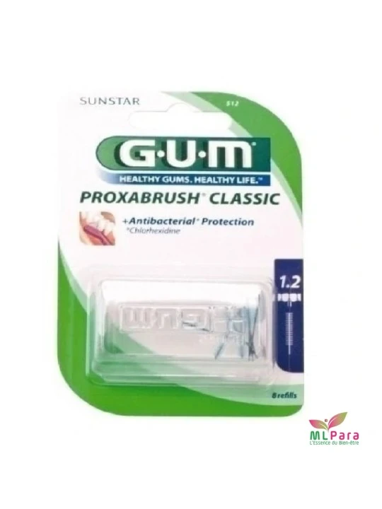 GUM brossettes 512 extra fine cylind b/8