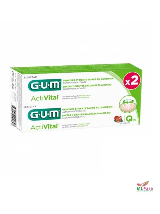 GUM  dentifrice  duo activital  75 ml*2 / 6050