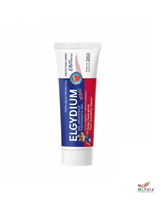 ELGYDIUM  kids dentifrice fraise 50ml 2/6 ans