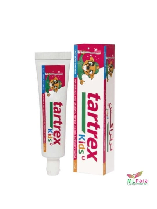 TARTREX KIDS DENTIFRICE GEL ENFANTS FRAISE + 2 ANS 50 ML