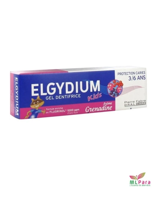 ELGYDIUM Dentifrice KIDS Grenadine