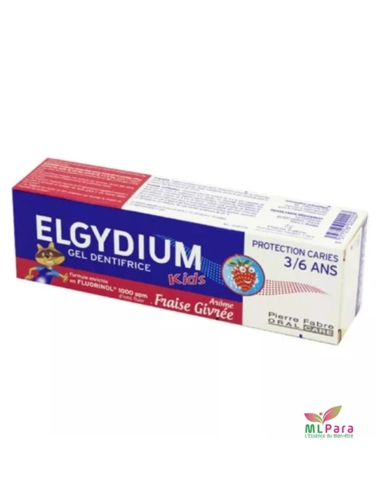 ELGYDIUM DENTIFRICE KIDS FRAISE GIVREE 50ML