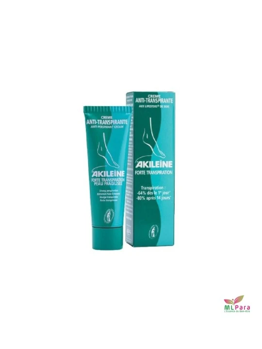 AKILEINE creme anti transpirante peaux fragilisees 50ml