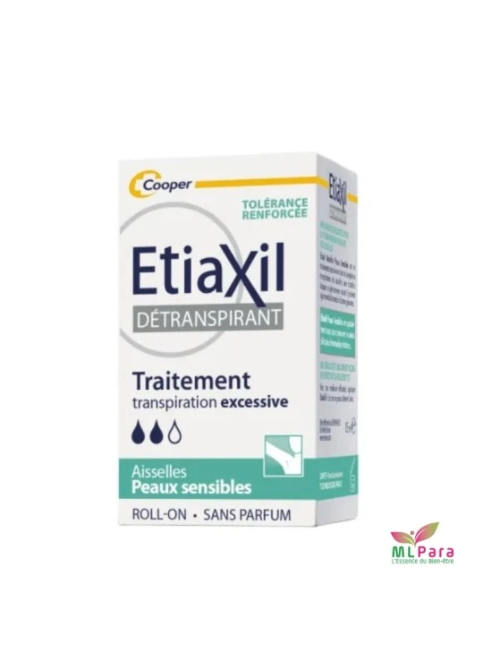 ETIAXIL DETRANSPIRANT VERT Peaux sensibles ROLL-ON 15ML