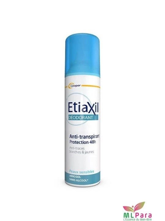 ETIAXIL DEODORANT ANTI-TRANSPIRANT 48H PEAUX SENSIBLES AEROSOL 150ML