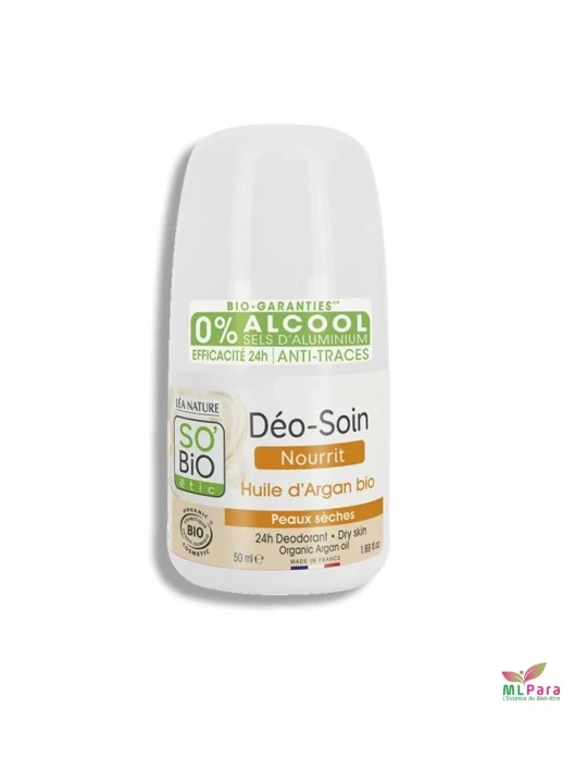 SOBIO deo nourrit au huile d'argan 50ml