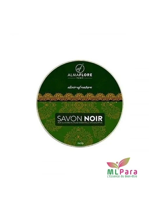 ALMAFLORE SAVON NOIR A  L'EUCALYPTUS 150 GR