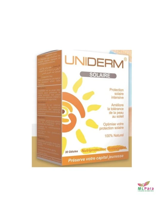 vital uniderm solaire b/30 gélules