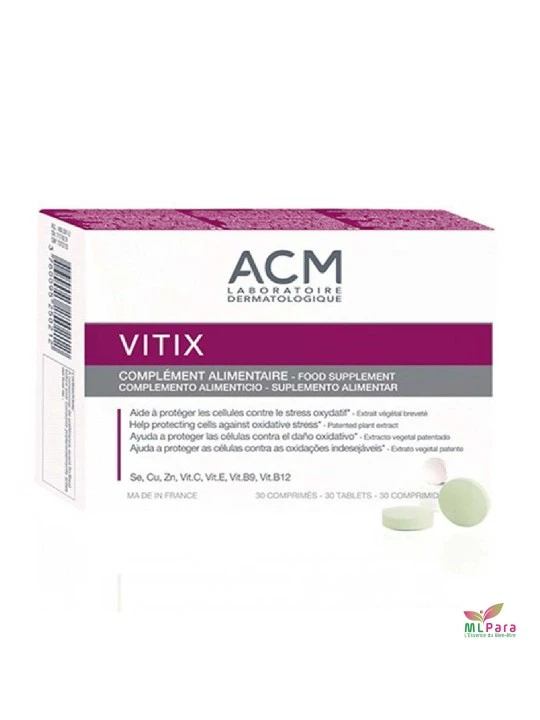 ACM Vitix Complément alimentaire anti-stress oxydatif  30 comprimés