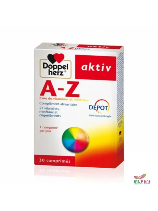 AKTIV A-Z VITAMINES ET MINERAUX 30 COMPRIMES