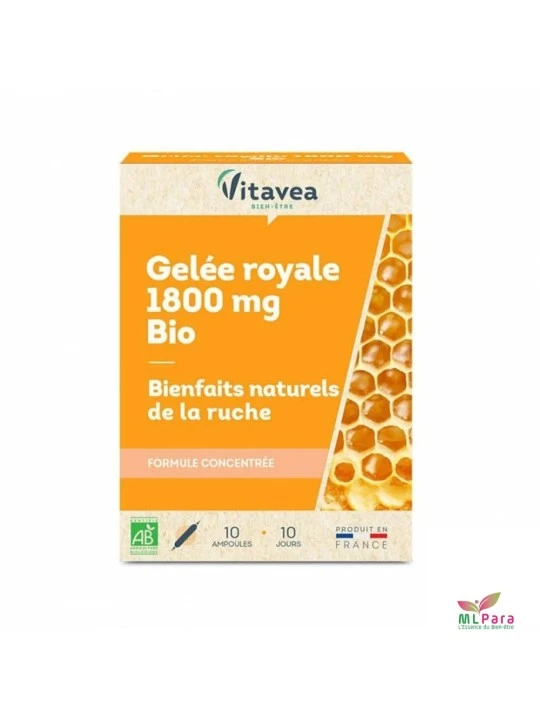 Vitavea Gelée royale BIO Ampoules 1800mg