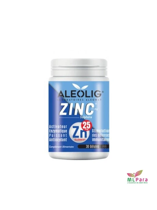 ALEOLIG ZINC 25MG BOITE DE 30