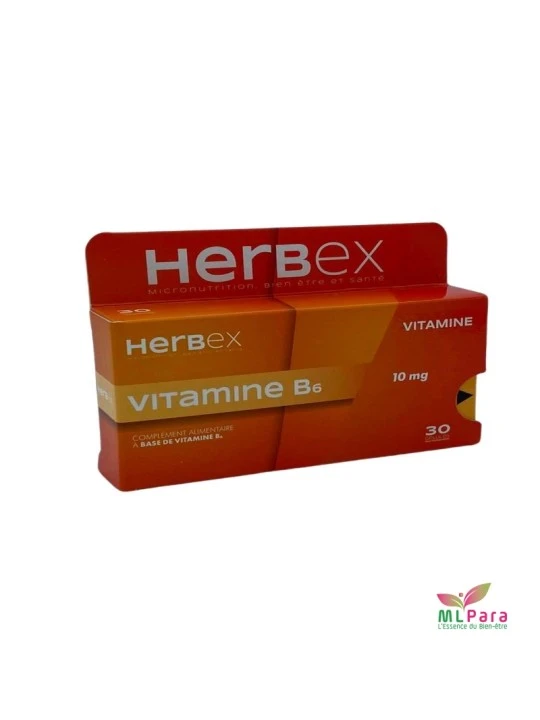 HERBEX VIT B6-10MG BT/30