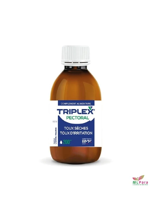 TRIPLEX sirop pectoral toux seche 200 ml