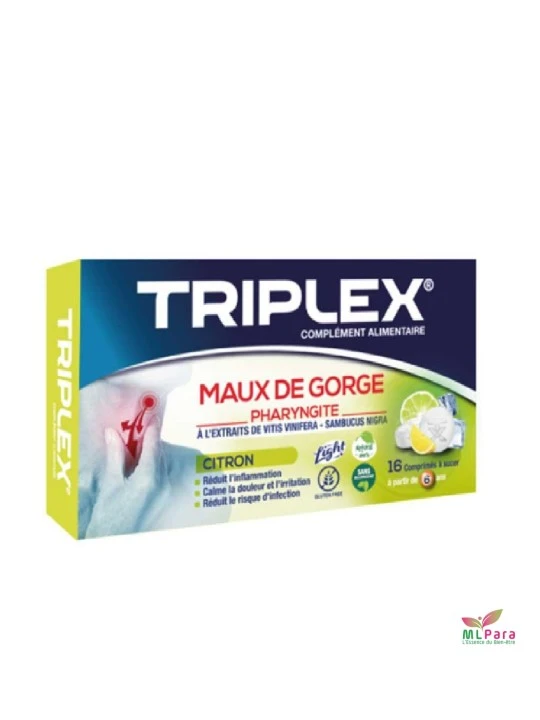 TRIPLEX Maux de Gorge Citron  BT/16