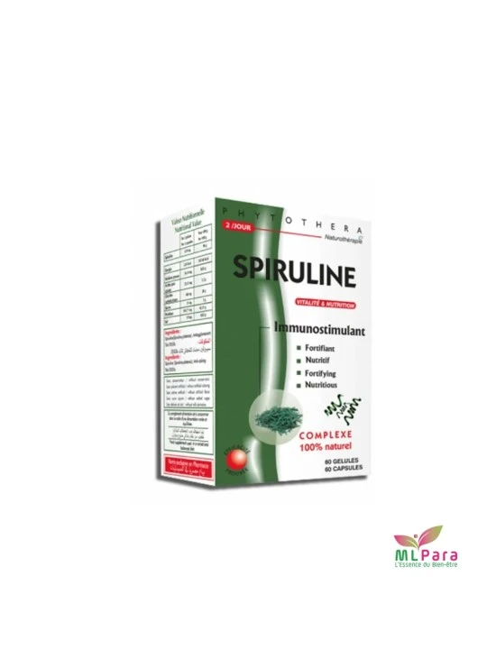 PHYTOTHERA Spiruline - 60 Gelules