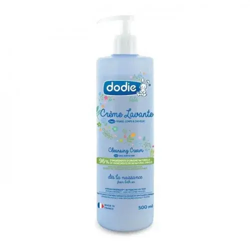 DODIE CREME LAVANTE 3 EN 1 VISAGE, CORPS ET MAINS 500ML