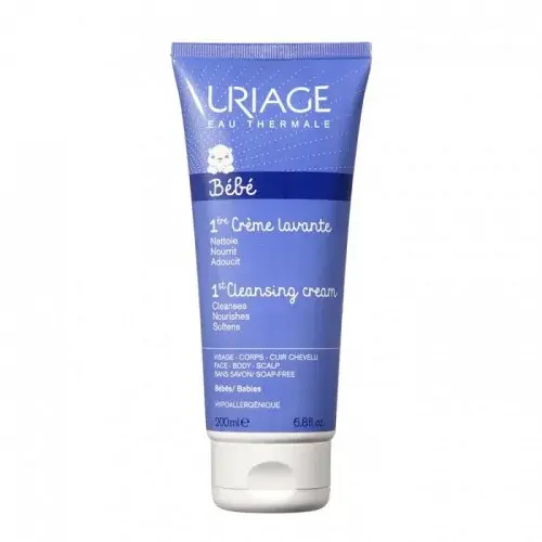 URIAGE bebe 1ere creme lavante visage corps et cuir chevelu, 200ML