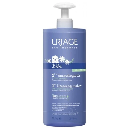 URIAGE BEBE 1ERE EAU NETTOYANTE VISAGE CORPS ET SIEGE 1L