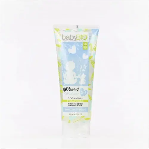 BABY BIO GEL LAVANT CHEVEUX ET CORPS 2 EN 1 , 200 ML