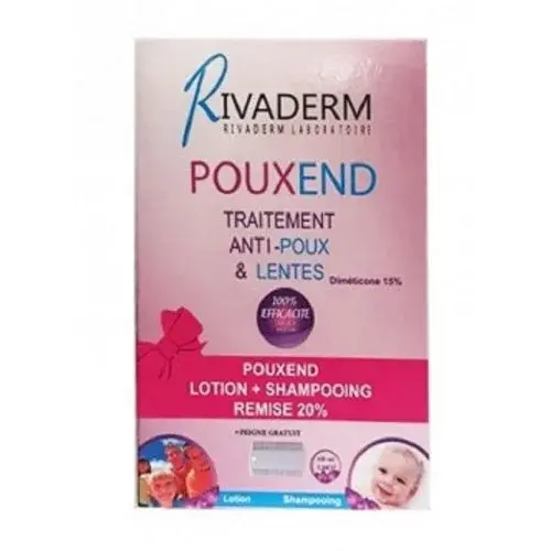 RIVADERM COFFRET POUXEND ANTI POUX ET LENTES