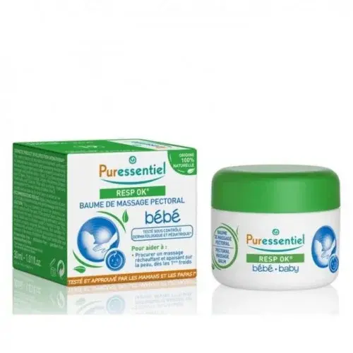 PURESSENTIEL BAUME DE MASSAGE PECTORAL POUR BEBE 30ML