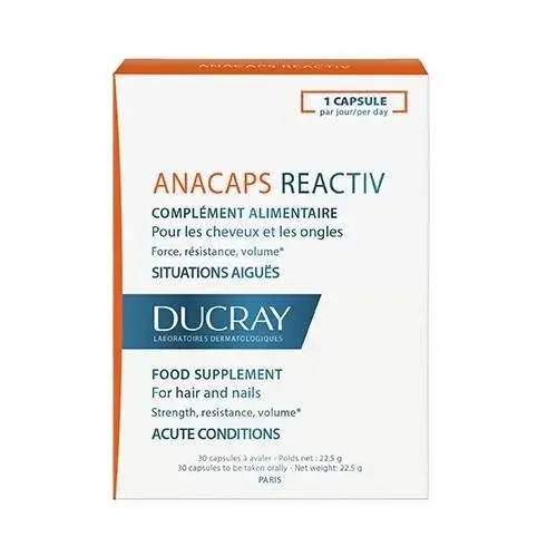 DUCRAY ANACAPS REACTIV COMPLEMENT ALIMENTAIRE 30 CAPSULES