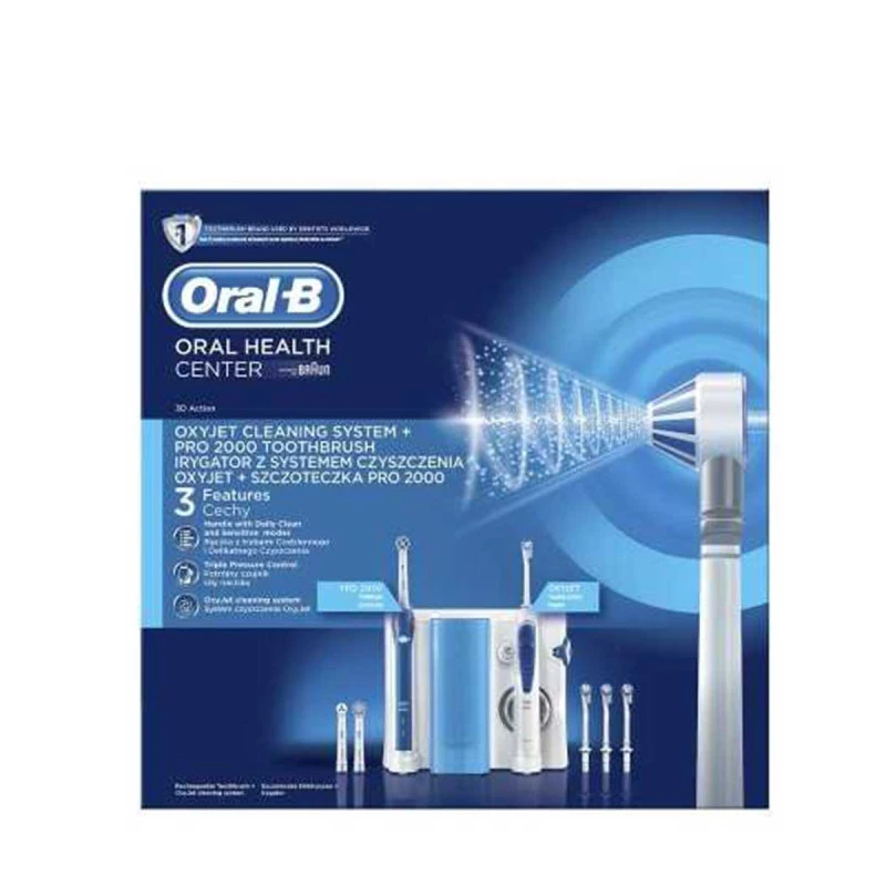 Combiné Dentaire - Oral-B PRO 2000 + Hydropulseur Oxyjet