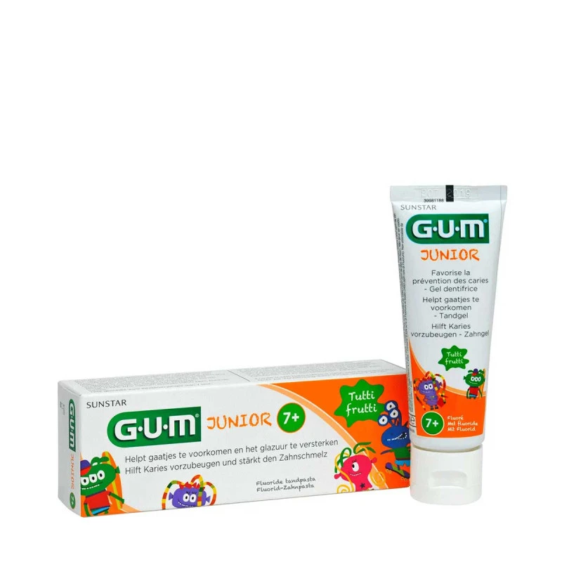 Dentifrice enfants - GUM Junior - 7 ans+ - 50ml