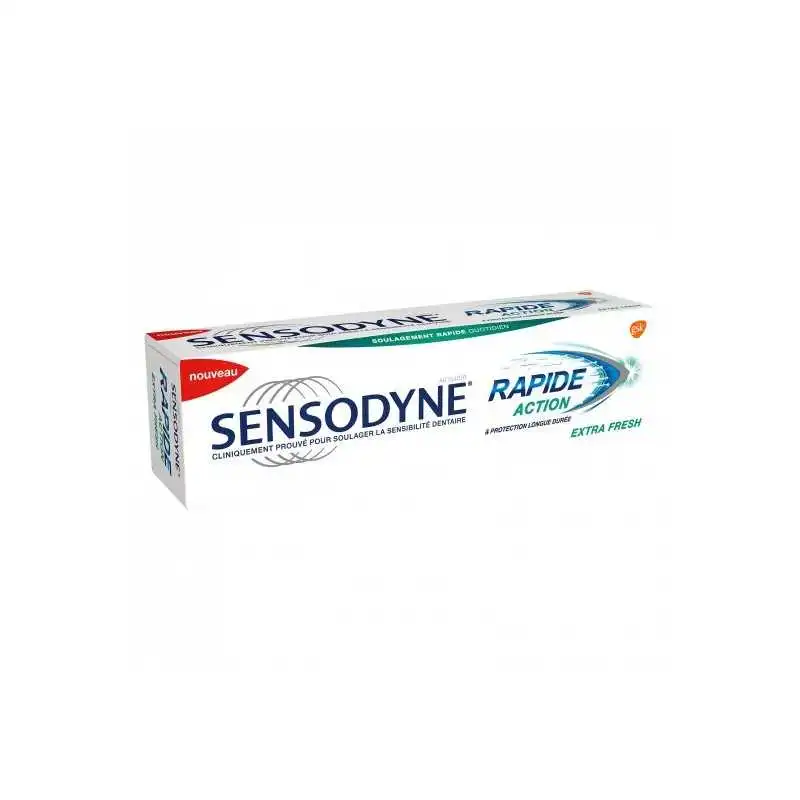 Dentifrice extra fresh - Sensodyne Action Rapide - 75ml