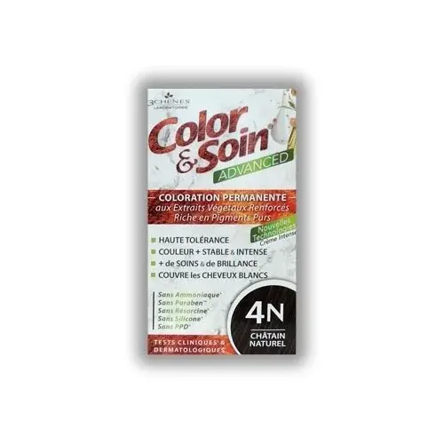 3 CHÊNES COLOR & SOIN ADVANCED - 4N CHÂTAIN NATUREL