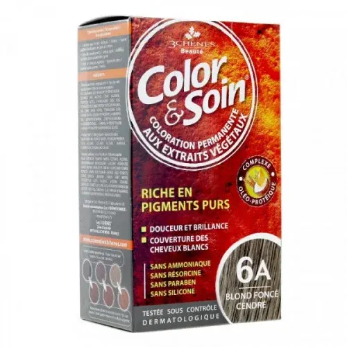 Color & Soin Coloration blond foncé cendré 6A