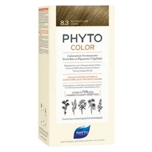 PHYTO PHYTOCOLOR 8.3 BLOND CLAIR DORE