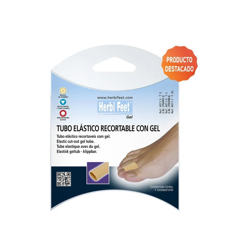 Tube élastique avec gel  - Herbi Feet