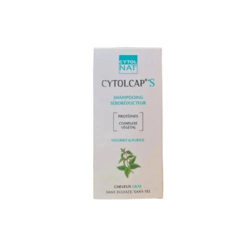 CYTOLNAT CYTOLCAP S SHAMPOOING SEBOREDUCTEUR CHEVEUX GRAS 200ML