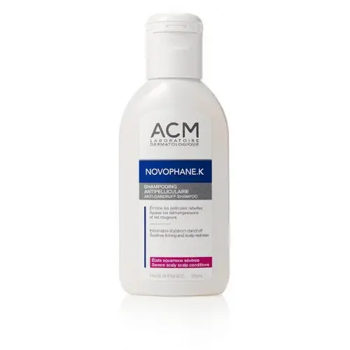 ACM Novophane K Shampoing Etats Squameux Sévères, 125 ml