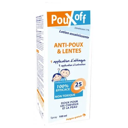 XEN POUXOFF LOTION ANTI POUX SPRAY ENFANTS 100ML