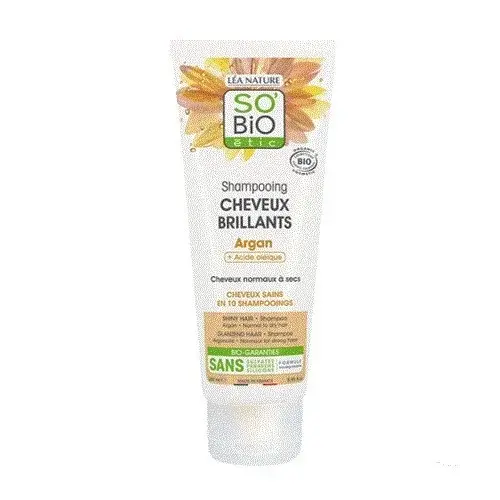 SO'BIO SHAMPOOING CHEVEUX BRILLANTS ARGAN 200ML