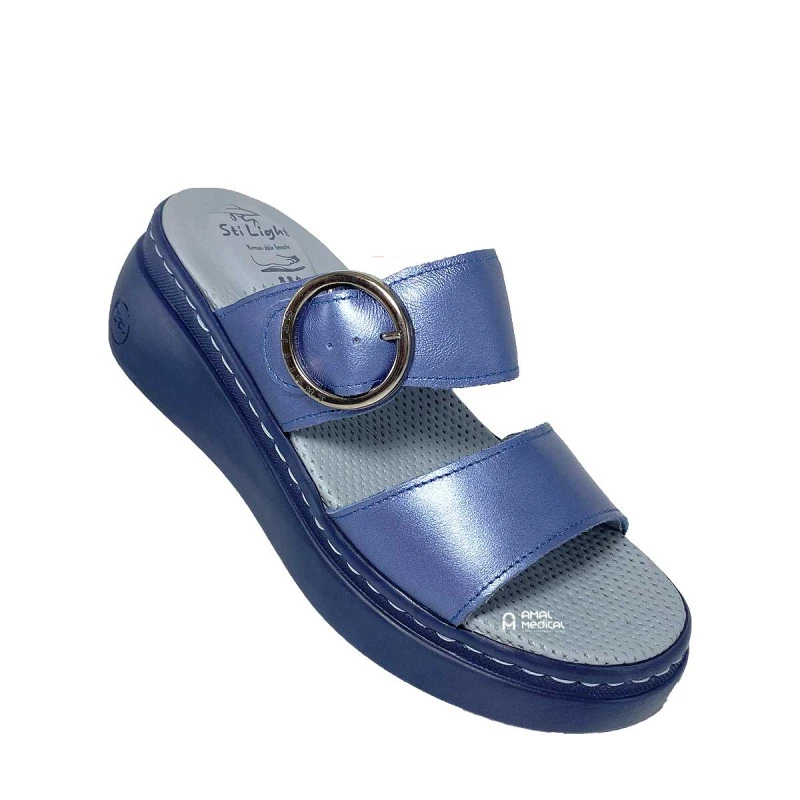 STI Orthopedic - Mule orthopédique femme - ALPES03 - Bleu