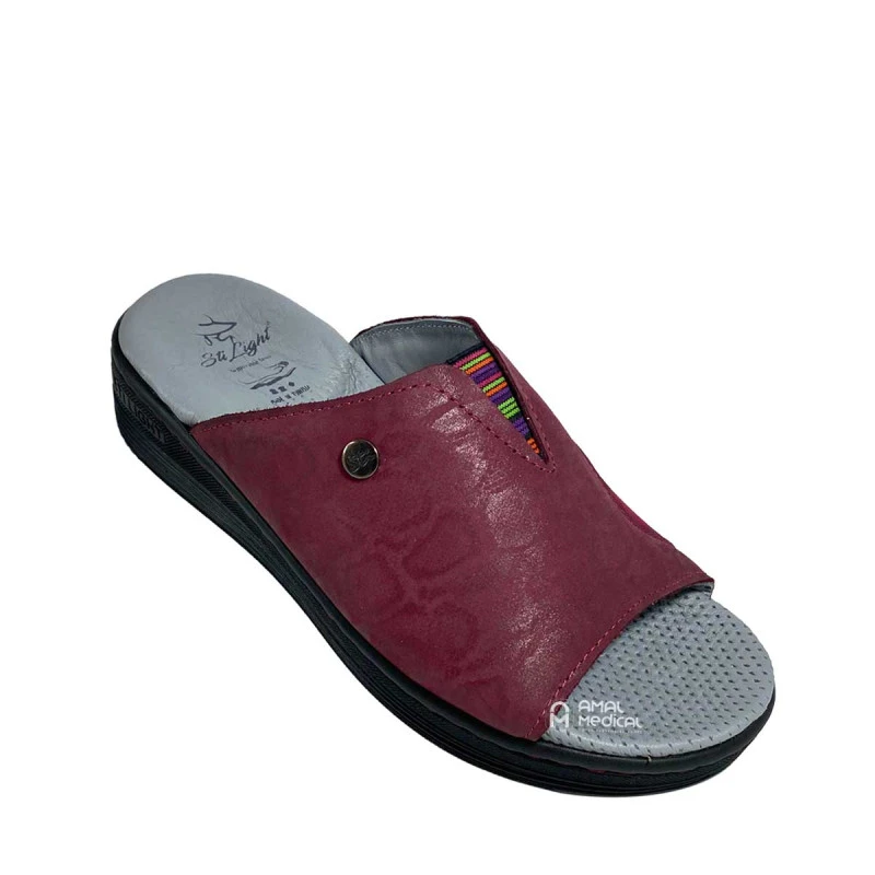 STI Orthopedic - Mules orthopediques pour femmes - FS03HL - Bordeaux Daim