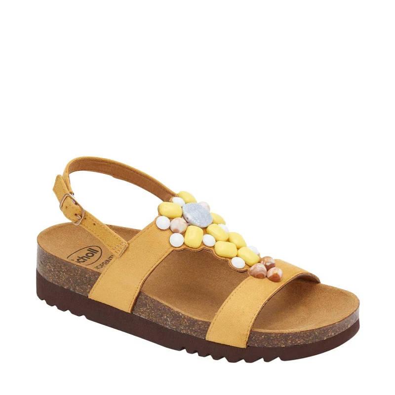 Sabot orthopédique femme - Scholl Sintra Sandal - jaune multi