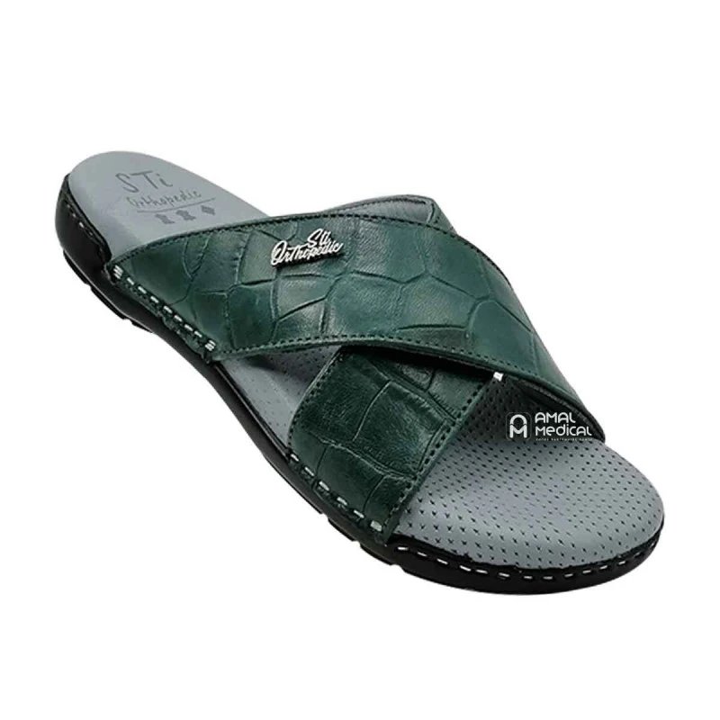 STI - Sabot orthopédique femme - Vert croco