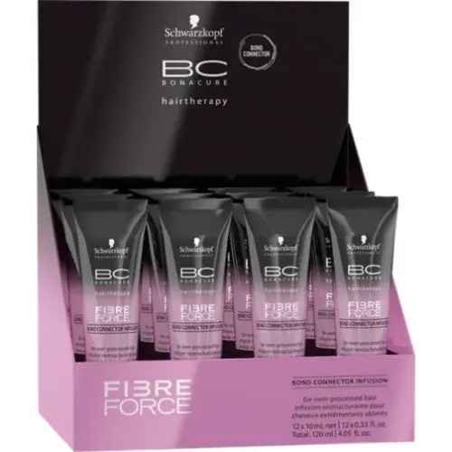 SCHWARZKOPF BONACURE FIBRE FORCE BOND CONNECTOR INFUSION 12x10ML